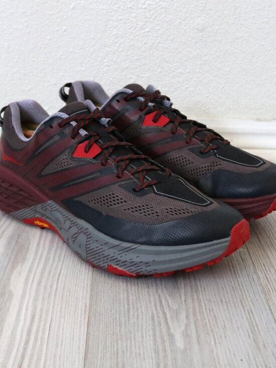 Hoka One One SPEEDGOAT 3 Men\'s Charcoal Trail Running Shoes 1099733 PPRT Size 13 main image 4